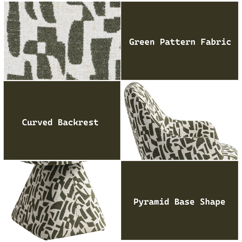 Priel - Accent Chair With Swivel - Green