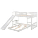 Functional Bunk Bed With Convertible Ladder And Slide