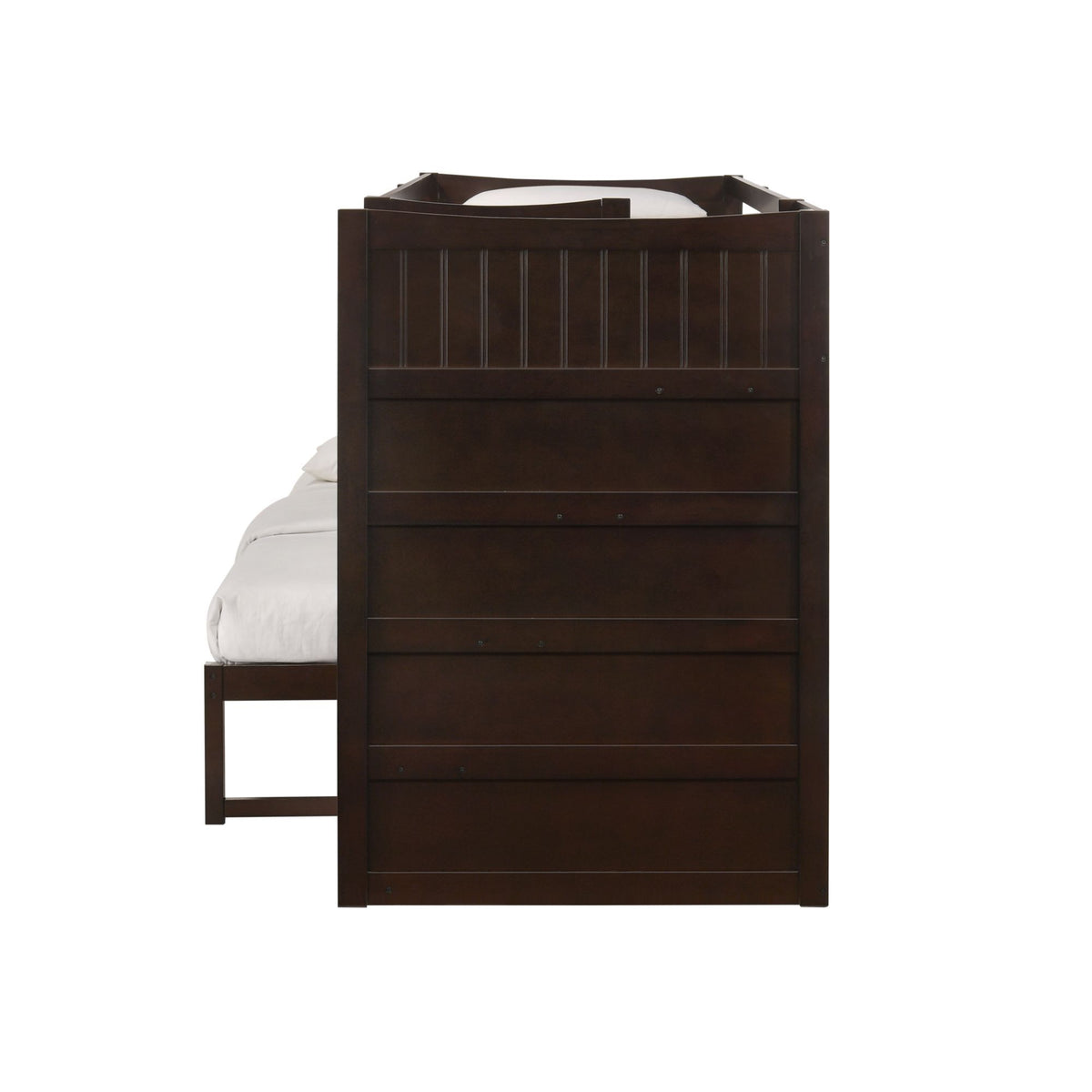 Sami Step Bunk With Right Headboard in Dark Brown by Elements International, view 38