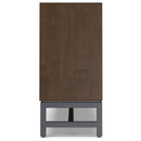 Banting - Low Wide Bookcase - Walnut Brown