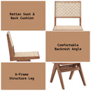 Valentina - 6 Piece Patio Furniture Set - Rattan / Natural