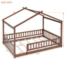 Bed House Bed Frame With Fence