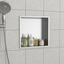 Stainless Steel Shower Niche With Seamless Design For Bathroom Storage