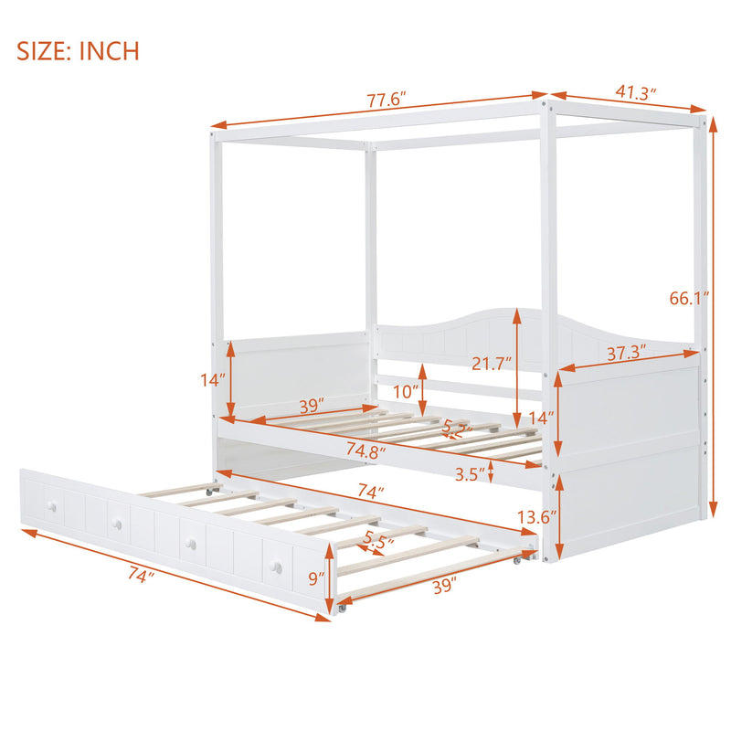 Modern Canopy Day Bed