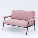 Modern Metal Frame Sofa With Sponge Filling For Compact Spaces And Versatile Use