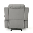 Wide Manual Glider Standard Recliner - Gray