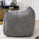 Comfortable Chenille Sofa Chairs With Highly Resilient Foam For Living Rooms And Bedrooms
