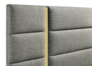 Ines - Fabric Upholstered Panel Bed
