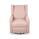 Landau Contemporary Fabric Upholstered Swivel Recliner