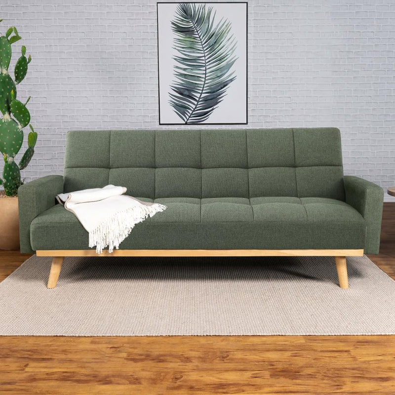 Kourtney - Upholstered Track Arms Covertible Sofa Bed