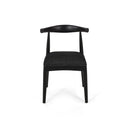 Mid Century Modern Dining Chair Set With Upholstered Seating