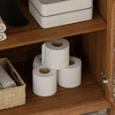 Vintage Farmhouse Bathroom Vanity With Ceramic Sink
