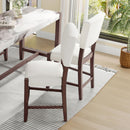 Mid Century Modern Bar Stools, Upholstered Counter Chairs