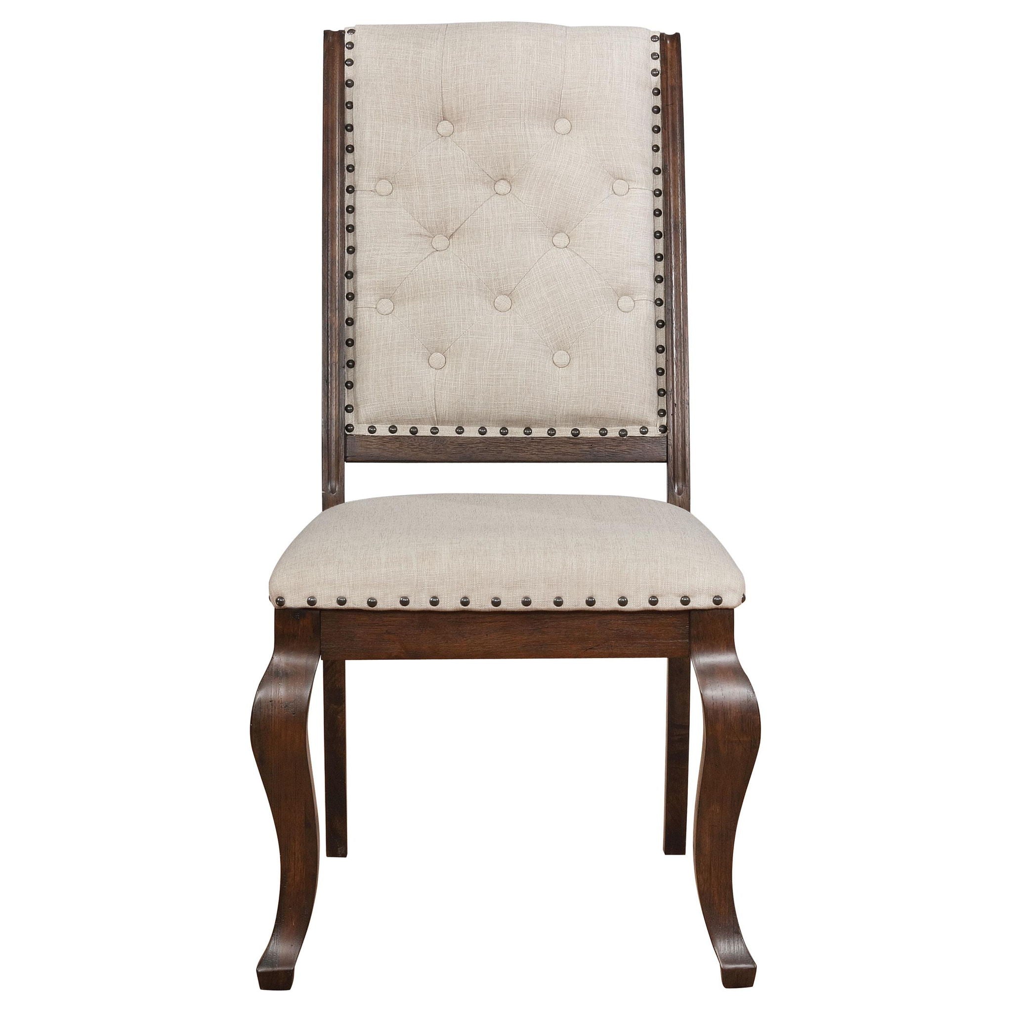 Brockway Upholstered Dining Chair Barley Java (Set of 2) - Atlantic Fine Furniture Melbourne FL