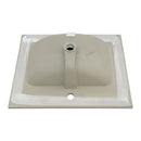 Modern Rectangular Vanity Top With Overflow For Bathroom
