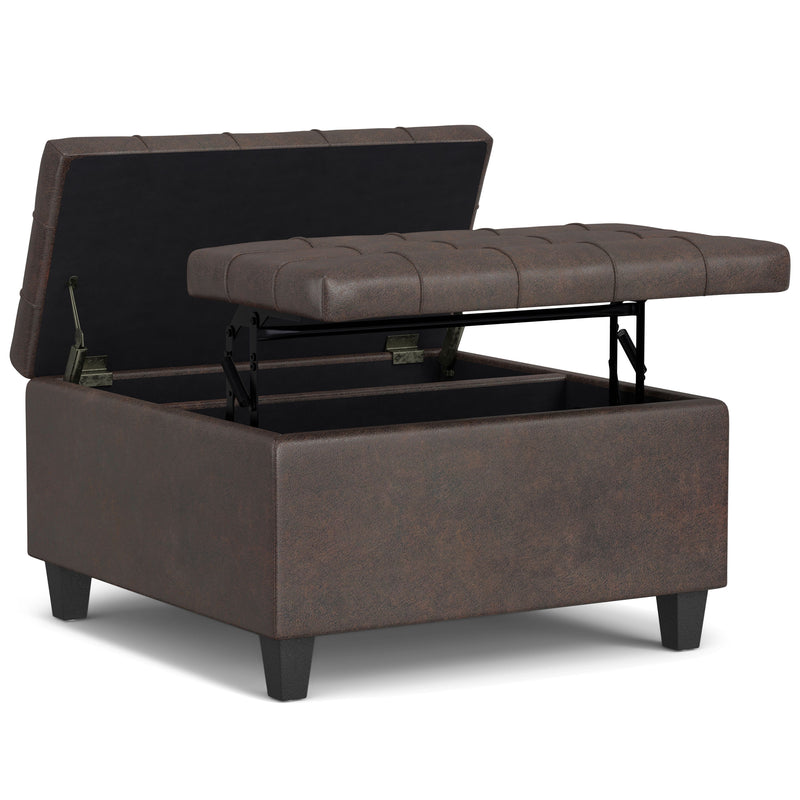 Harrison - Upholstered Coffee Table Storage Ottoman