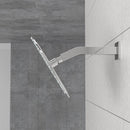 Elegant 6" Shower Arm With Flange, Stainless Steel Construction For Rain Shower Heads
