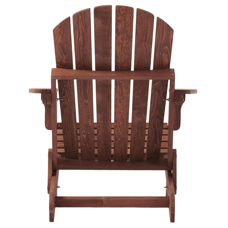 Oversize Outdoor Folding Adirondack Chair, Patio Chair For Garden