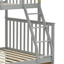 Bunk Bed With Ladder, And Safety Guard Rails