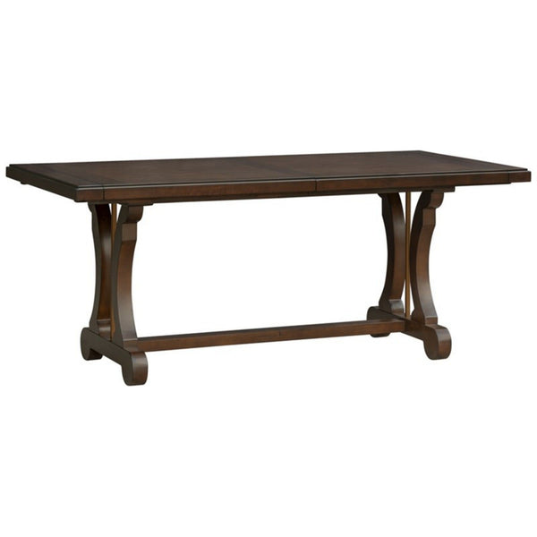 Rectangle Extension Dining Table - Brown