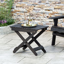 Outdoor Folding Wooden Side Table