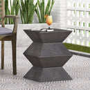 Outdoor Lightweight, Concrete Side Table - Copper