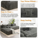 Cloud Sectional Sofa Upholstered Couch Free Combined Sofa