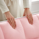 Convertible Velvet 3 In 1 Sofa Bed With Adjustable Sleeper Chair And Multi Pockets