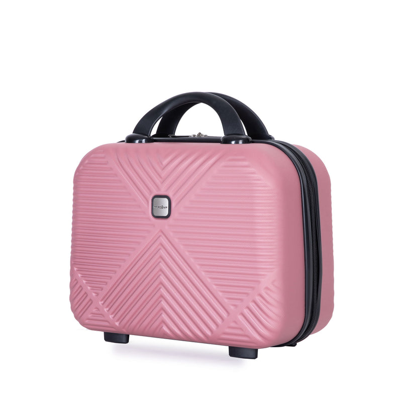 4 Piece Lightweight Suitcase, Makeup Box, Aircraft Wheels