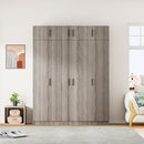 Contemporary 4 Door Wardrobe With 1 Drawer And Top Cabinet