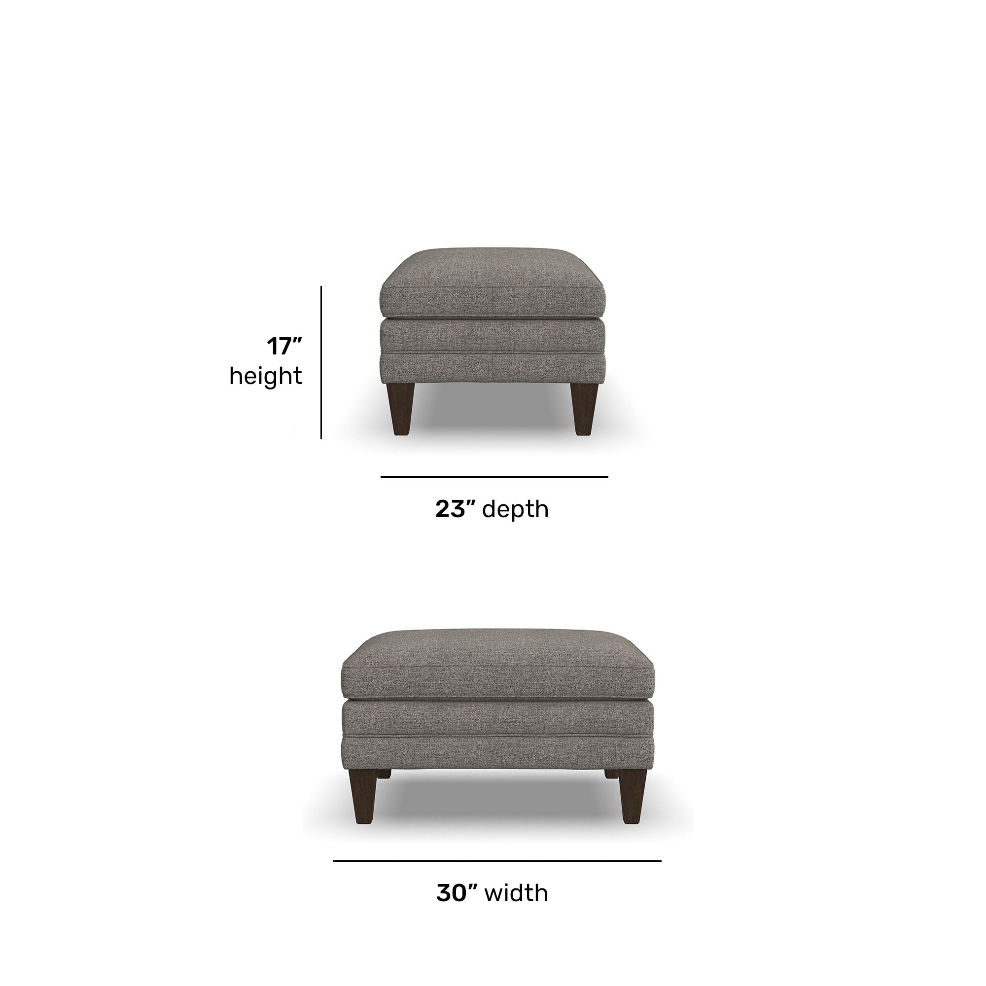 Eleanora - Fabric Ottoman
