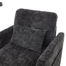 Multifunctional Chenille Recliner Sofa With Storage And Phone Bracket