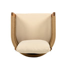 Outdoor Dining Chairs With Rope Handles (Set of 2)