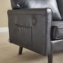 Mid Century Modern Loveseat Sofa With USB Ports, Removable Pillow Cover