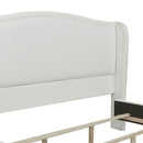 Carmen - Upholstered Wingback Panel Bed Frame