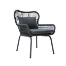 Southport - Club Chair With Woven Rope And Cushions