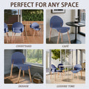 4 Piece Set Of Single Chairs With Long Table