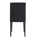 Dining Chairs With Ergonomic Buckle Backrest For Family Dining Rooms