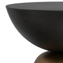 Clement - Cast Aluminum Side Table - Black