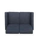 Manville - Contemporary Tufted Loveseat Pushback Recliner