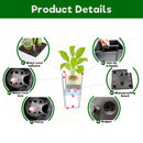 Indoor Outdoor Planter With Automatic Watering System (Set of 2)