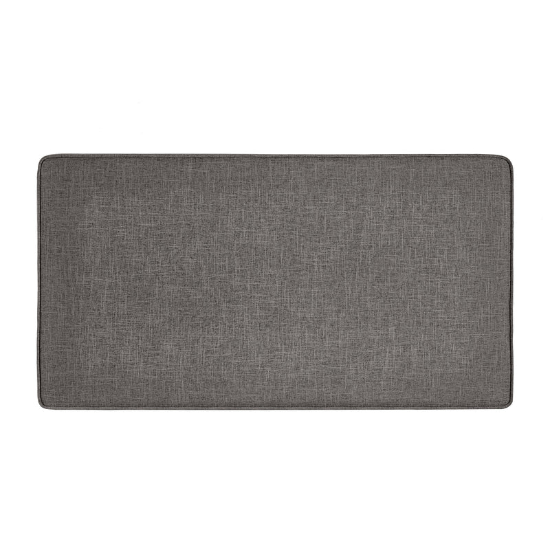 Modern Large Comfort Sofa Ottoman with Storage, Modular Sectional Storage Ottoman With Wheels For Living Room,Lounge Ottoman, Couch Storage Ottoman ,Large Storage Ottoman Bench-Charcoal Grey