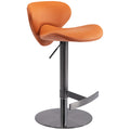 Titanium Stainless Steel Bar Stool, Swivel Adjustable Height For Kitchen Counter And Dining Room