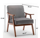 Accent Chair, Classic Mid Century Modern For Extra Seating
