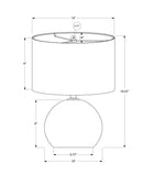 Lighting, Contemporary Table Lamp, Ceramic - Cream