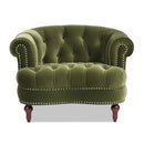La Rosa - Victorian Tufted Upholstered Accent Chair