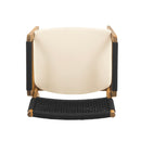 Outdoor Acacia Wood Dining Armchair With Cushion (Set of 2)