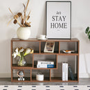 Minimalist Cube TV Stand With Adjustable Open Storage Shelves