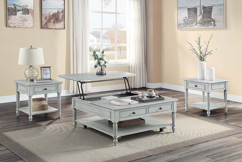 Ramiro - Coffee Table - Rustic Gray Finish