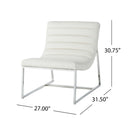 Wilmouth - Roll Occasional Chair - White